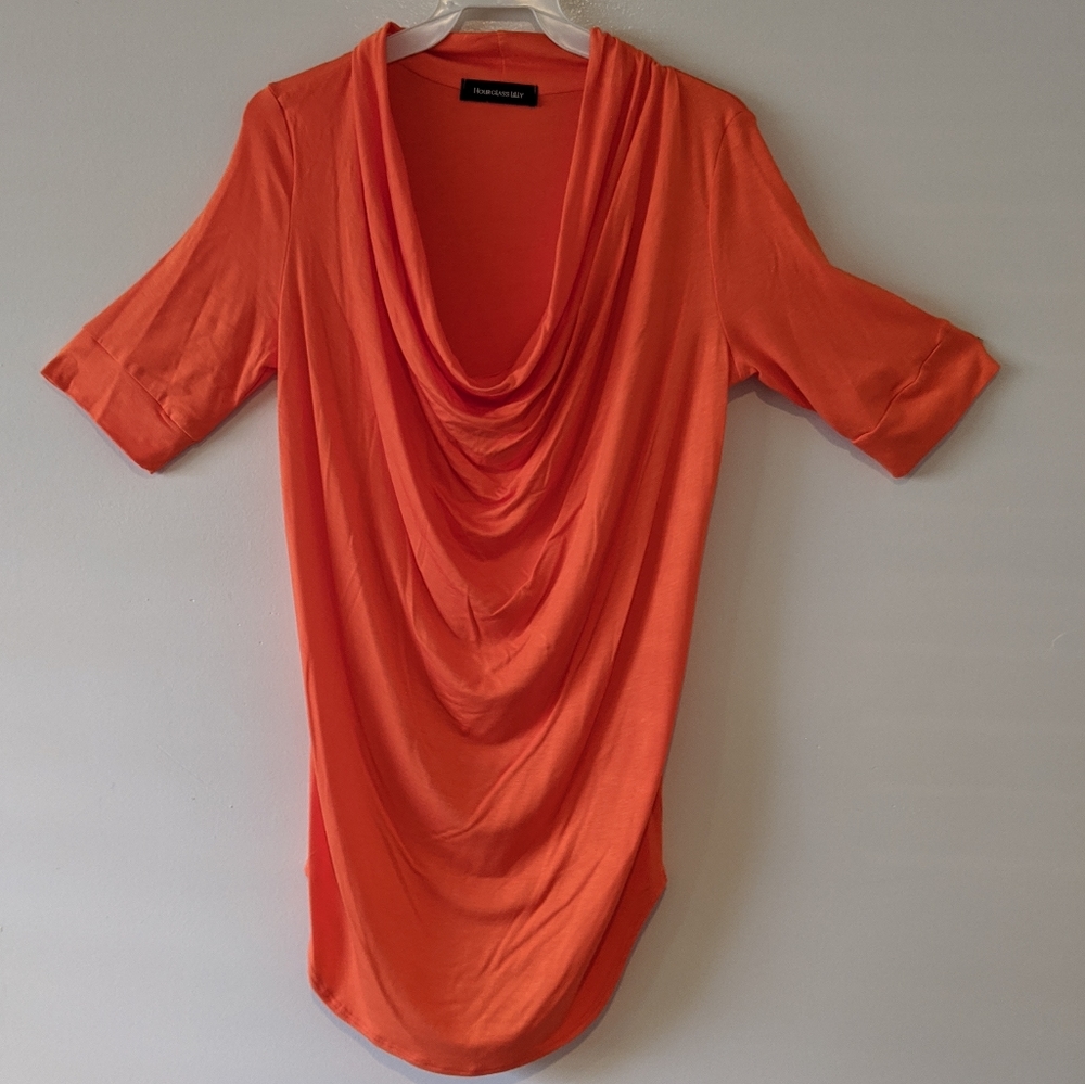 Cowl neck tee